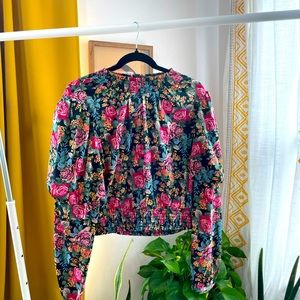 WAYF WOMENS POLYESTER BLOUSE
